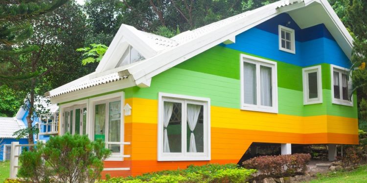 The most colorful house on any street