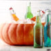 A guide to turn the pumpkin into a drink cooler for spooky Halloween Party